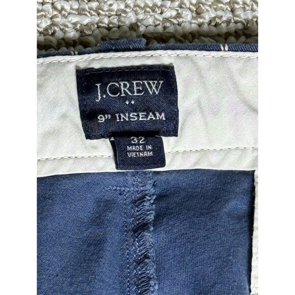 J. Crew Shorts Men's 32 Navy Blue Pink Flamingo All Over Golf Chino Stretch 9" - Picture 3 of 8